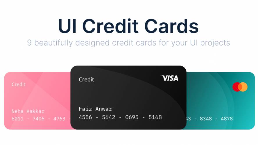Credit Cards UI Figma
