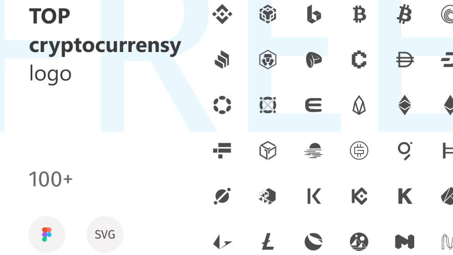 Cryptocurrency logo figma template