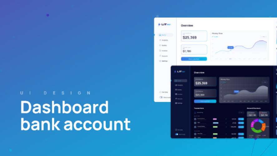 Dashboard Bank Account Template Figma Resource
