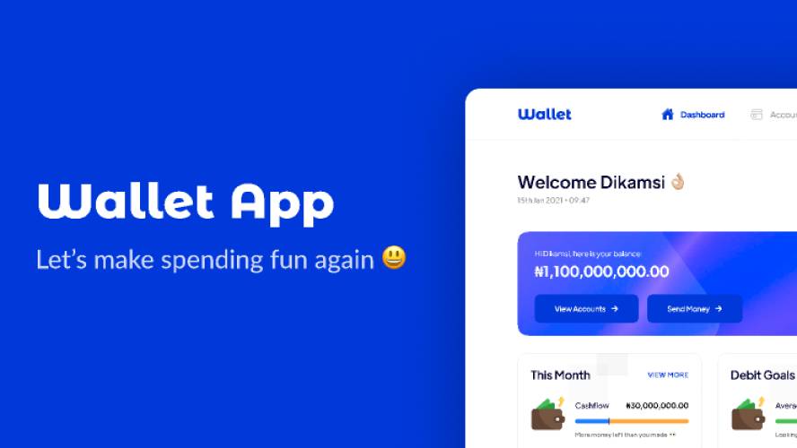 Dashboard for Wallet App