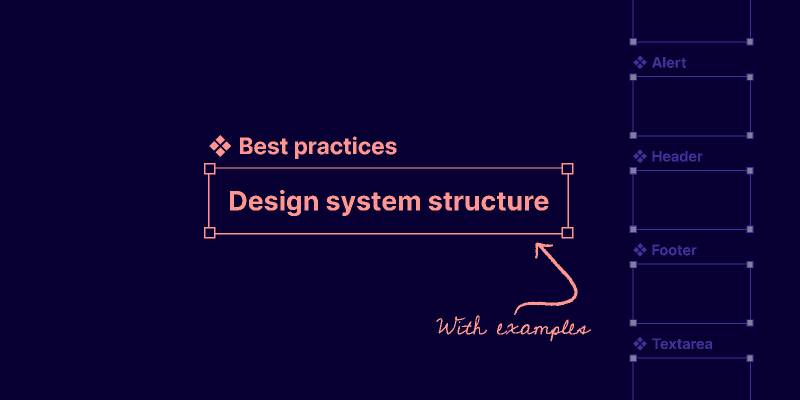 Design system structure for teams, projects and files - FigJam