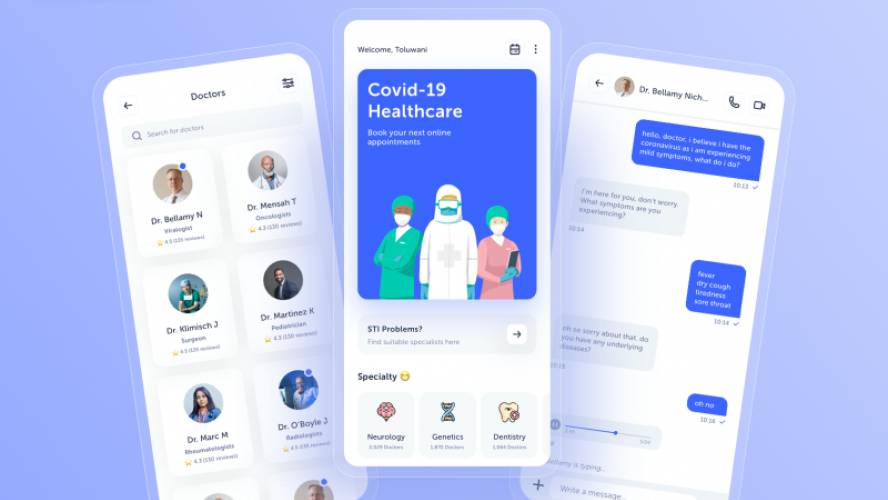 Doctor Appointments UI KIt figma