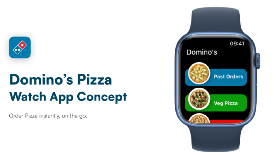 Domino's Apple Watch App Concept Figma Template