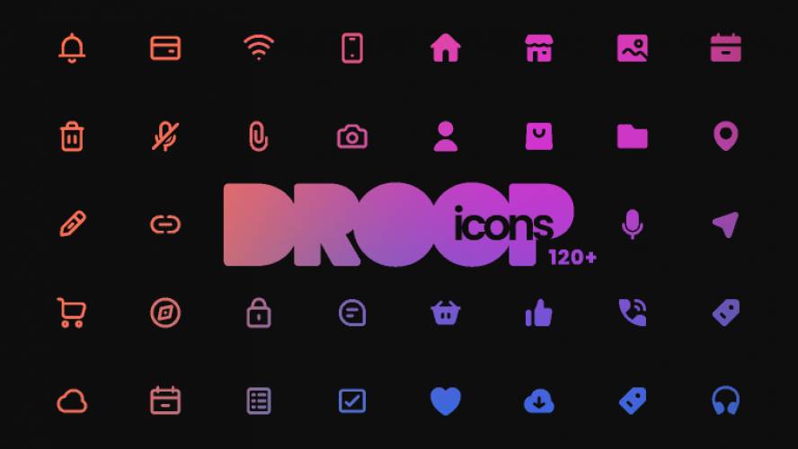 DROOP Icons free figma