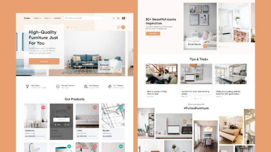 Drop Ship Store Front Figma Website Template