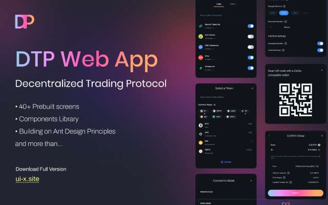 Download Dtp Decentralized Trading Protocol Figma Template From Ui4free Ui4free Com<script async src=