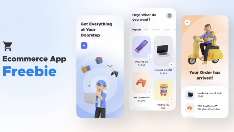 E-commerce App UI figma app mobile