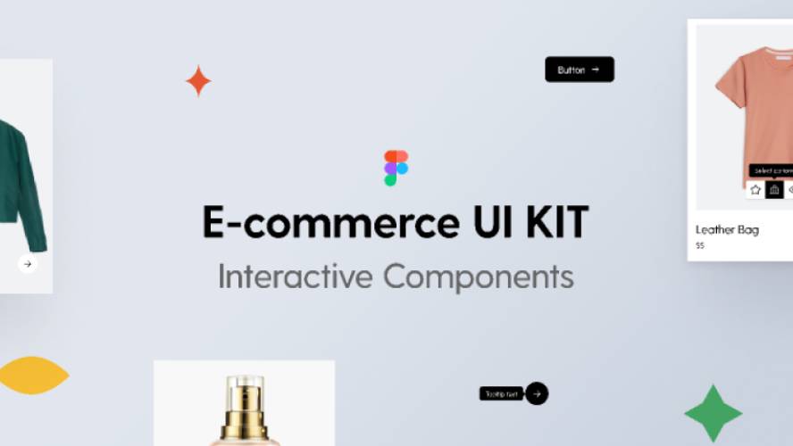 E-Commerce UI Kit Interactive Components Figma Ui Kit