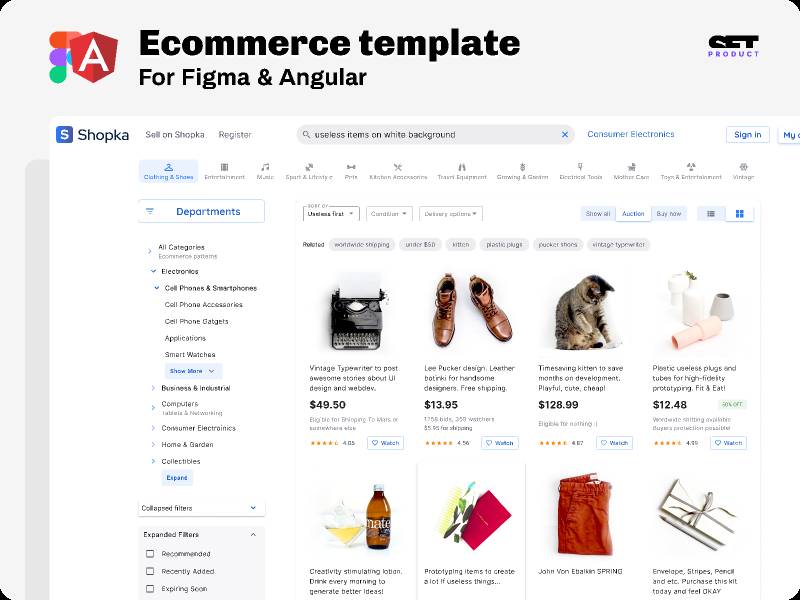 Ecommerce Shopping Template