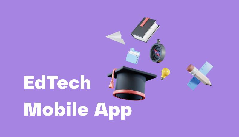 EdTech Mobile App Figma Template | UI4Free image.