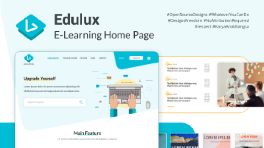 Education Platform Landing Page