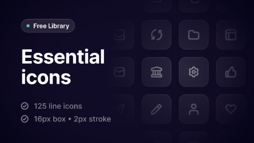 Essential icons free download