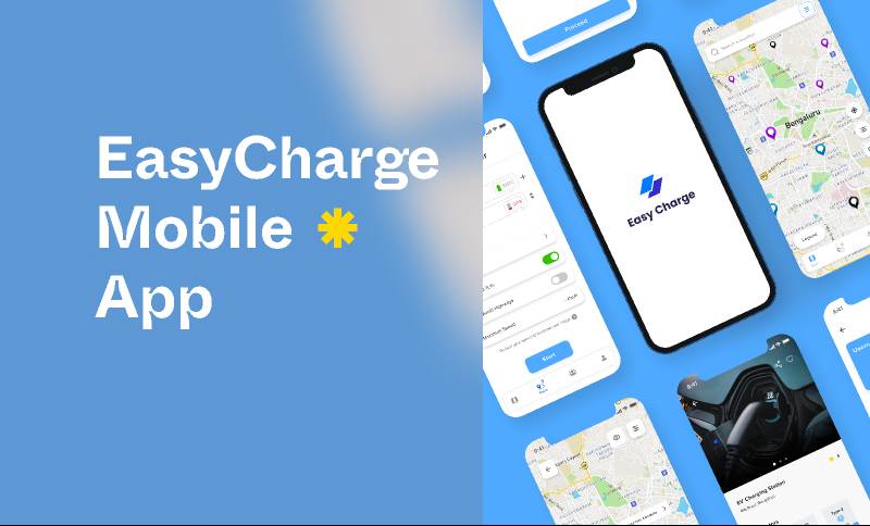 EV Charging Station Mobile App Figma Template | UI4Free