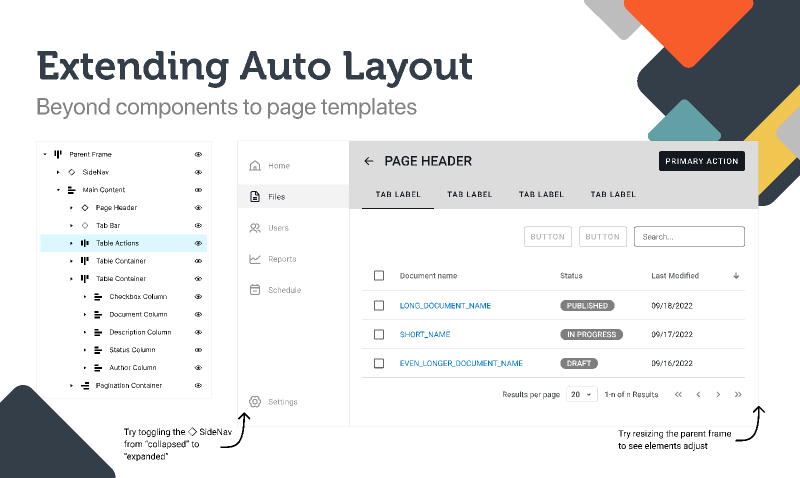 Extending Auto Layout for Page Figma Template
