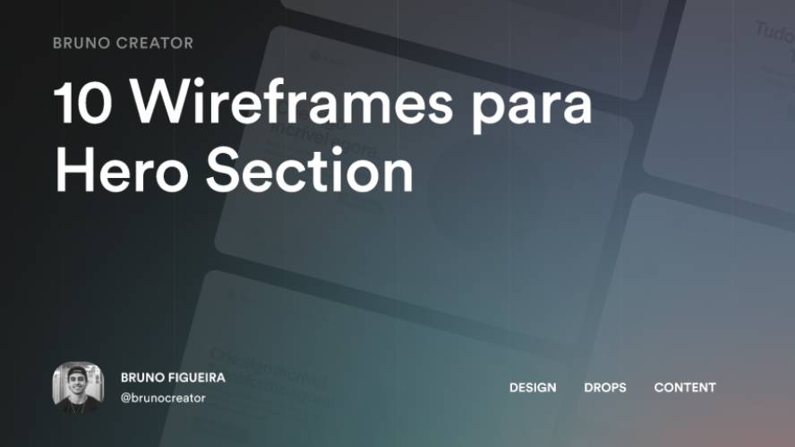 Figma 10 Wireframes para Hero Section