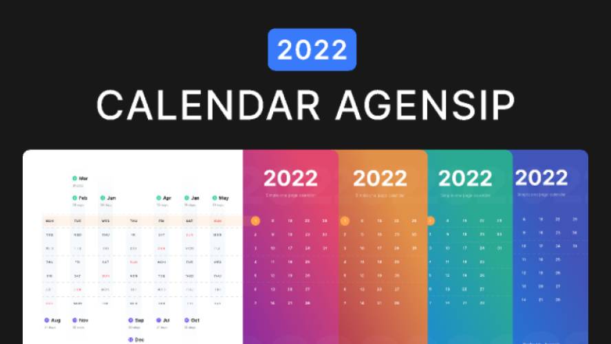 Figma 2022 Calendar Agensip