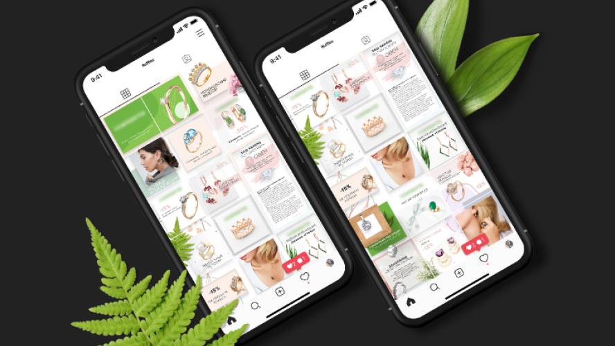 Figma 21+ Instagram Post Template