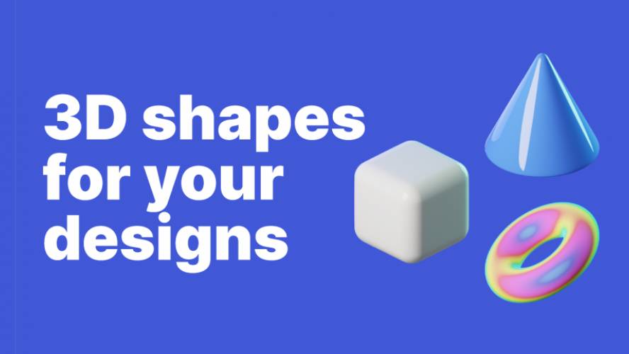 Figma 3D shapes