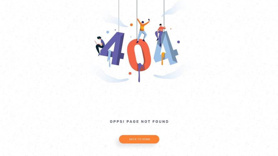 Figma 404 Page Template