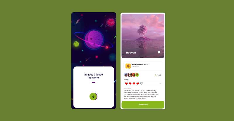 Figma Aesthetic Image Explorer | UI4Free