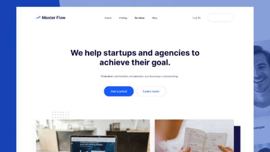 Figma Agency Home Page Design Template