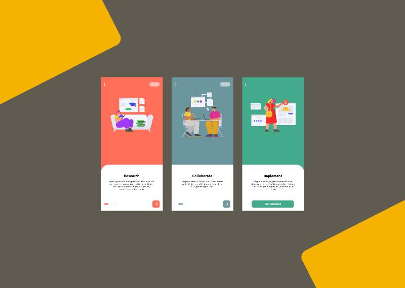 Figma App Onboarding Mobile App Template UI4Free