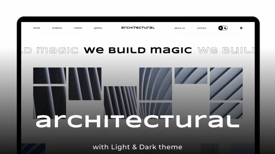 Figma Architecture website UI