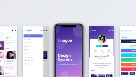 Figma Argon React Native - Mobile Template