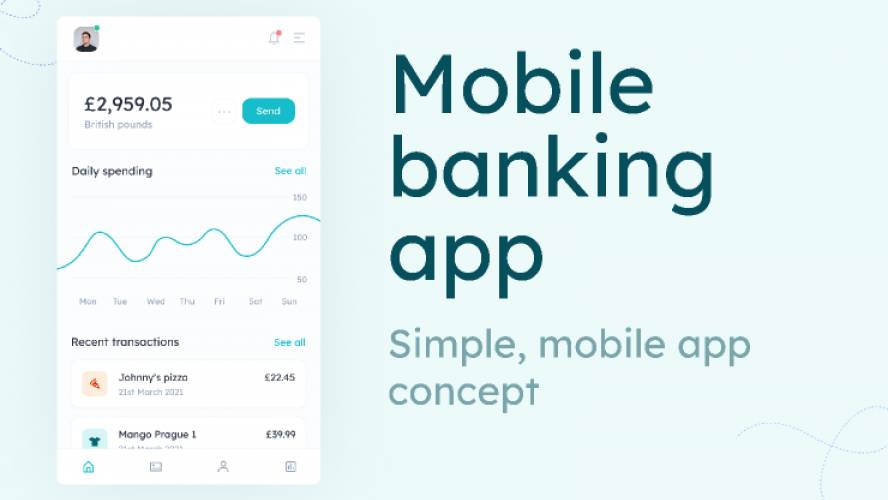 Figma Banking App Mockup