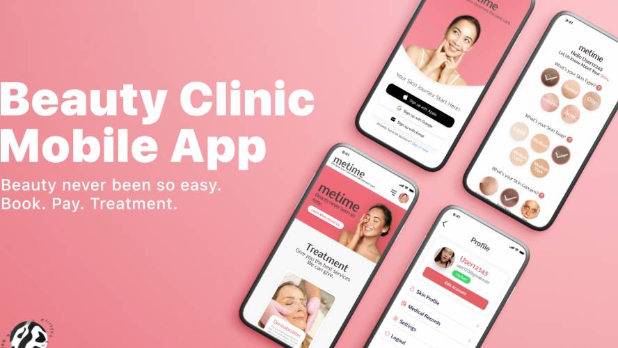 Figma Beauty Clinic Skincare App Free Download