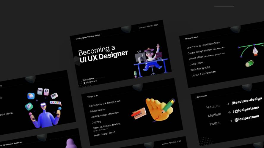 Figma Becoming UI UX Designer Slide Deck