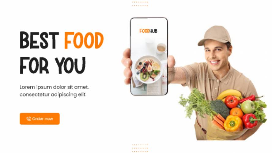 Figma Best Food Website Mockup Design