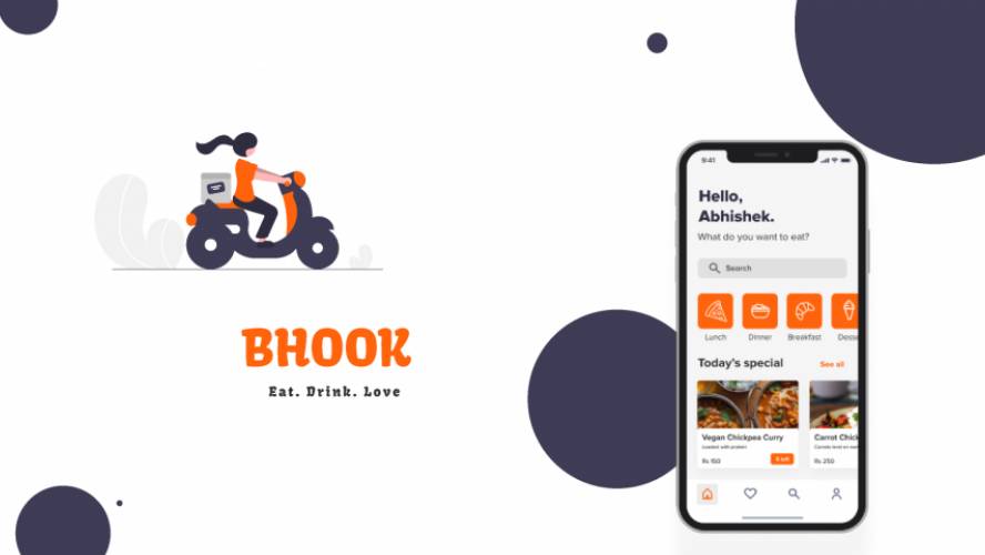 Figma Bhook Booking App Landing Page