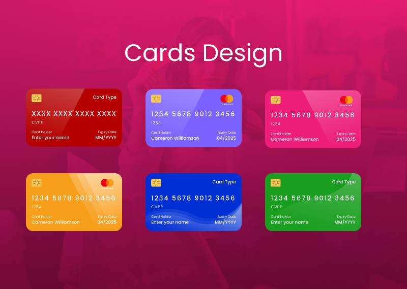 Figma Cards Design Template | UI4Free