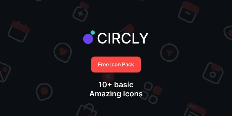 Figma Circly Free Icon Template