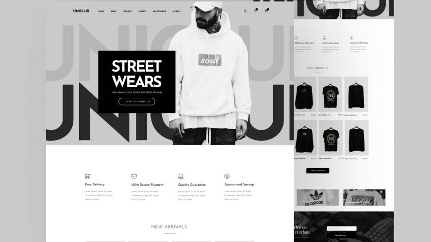 Figma Clothing Store Template