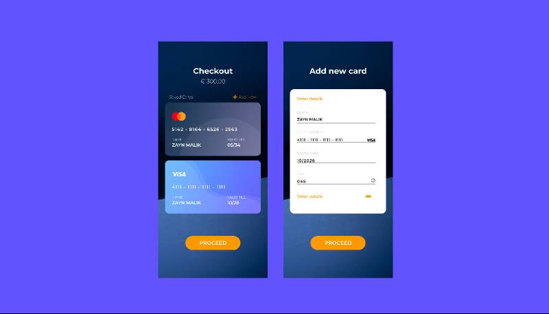 Figma Credit Card Checkout Template Ui4free