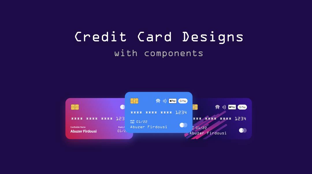 Figma Credit Cards Template Ui4free