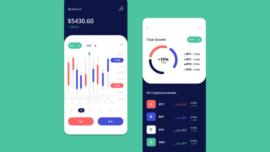 Figma Crypto Trading Mobile App