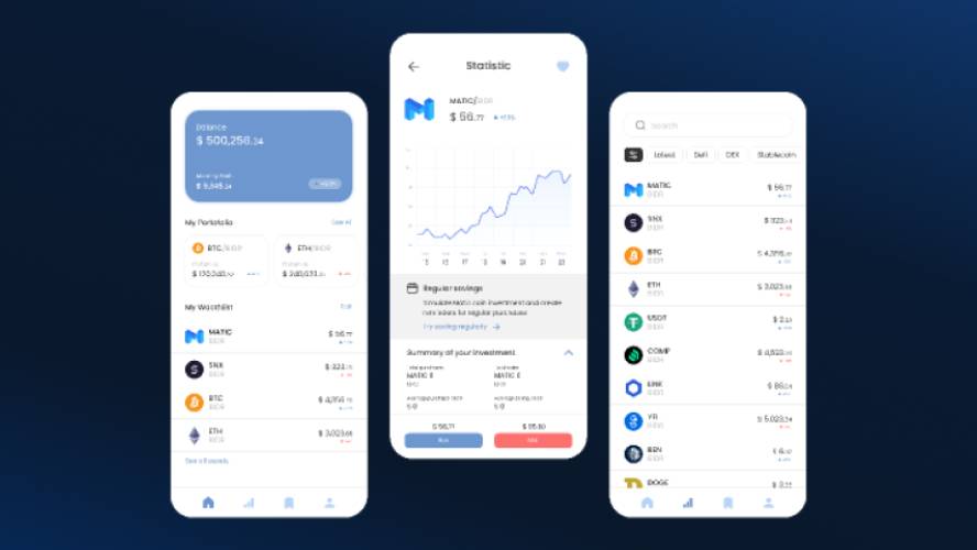 Figma Cryptocurrency Application Template