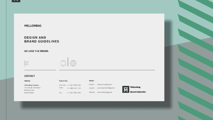 Figma design and brand guidelines template