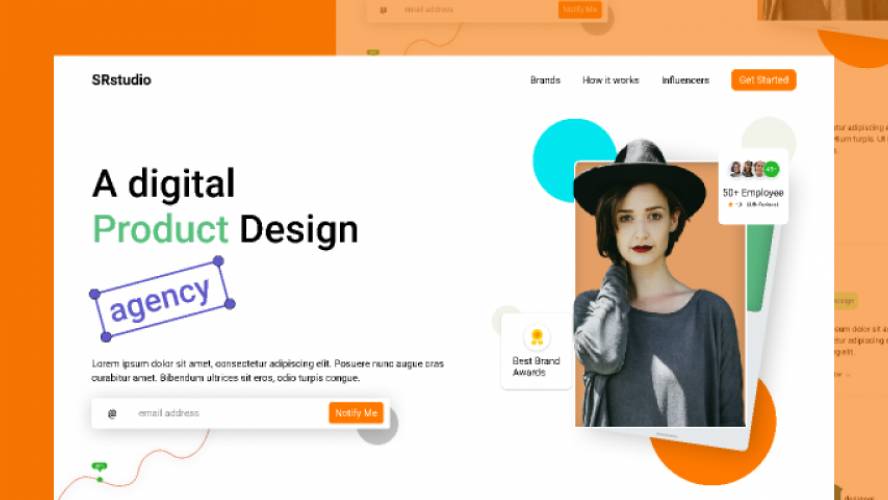 Figma Digital Agency Website Design Template