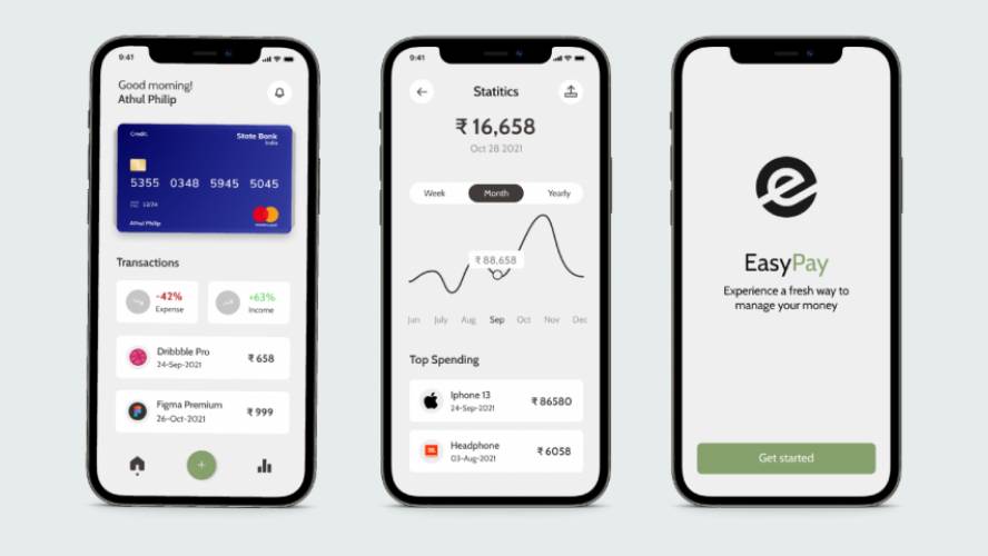 Figma Easy Pay Mobile App Template