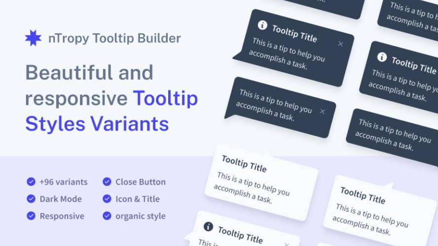 Figma EDS Tooltip Styles Variant Builder