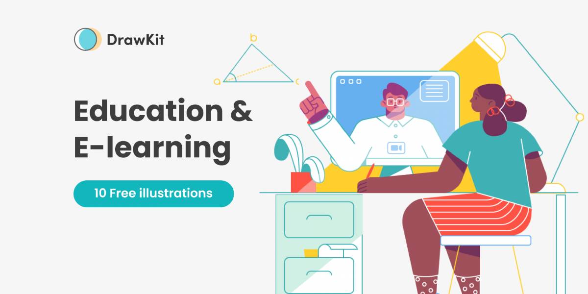 Figma Education & E-Learning Illustrations Free Download