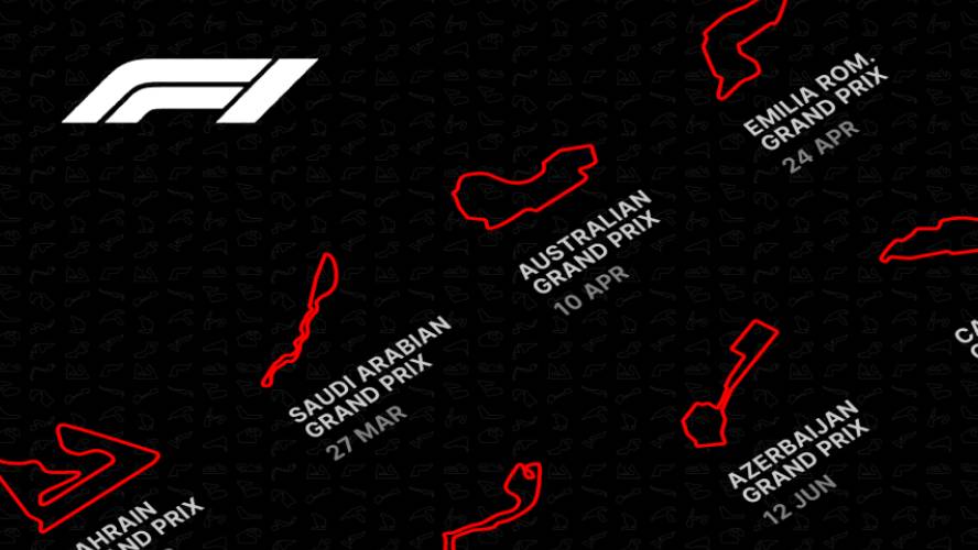 Figma F1 Calendar Template
