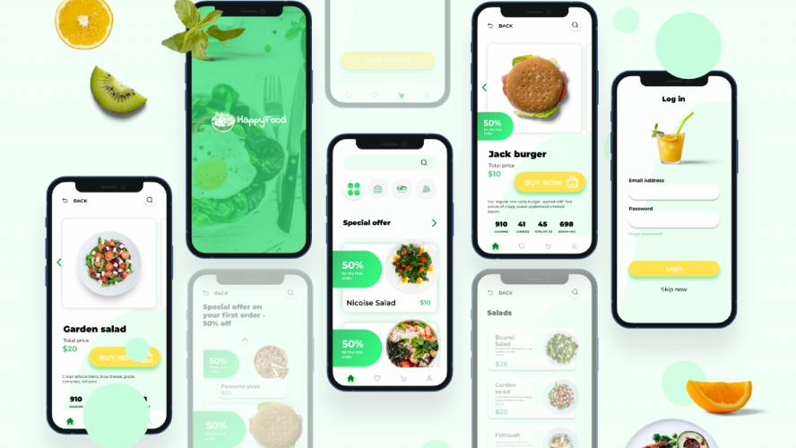 Figma Food Delivery Mobile app Design