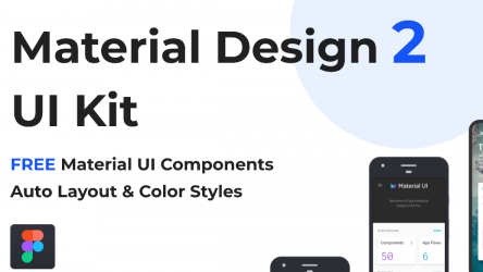 Figma Free Material Design 2 UI Kit