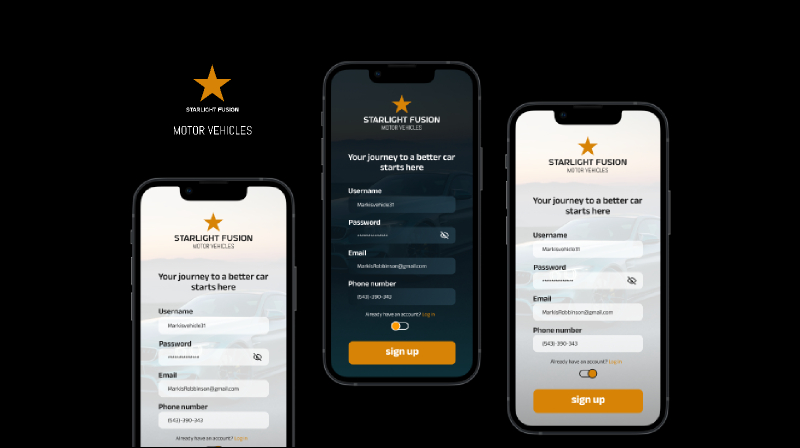 Figma Free Mobile Login Page Template UI4Free Figma Free Mobile Login Page Template UI4Free