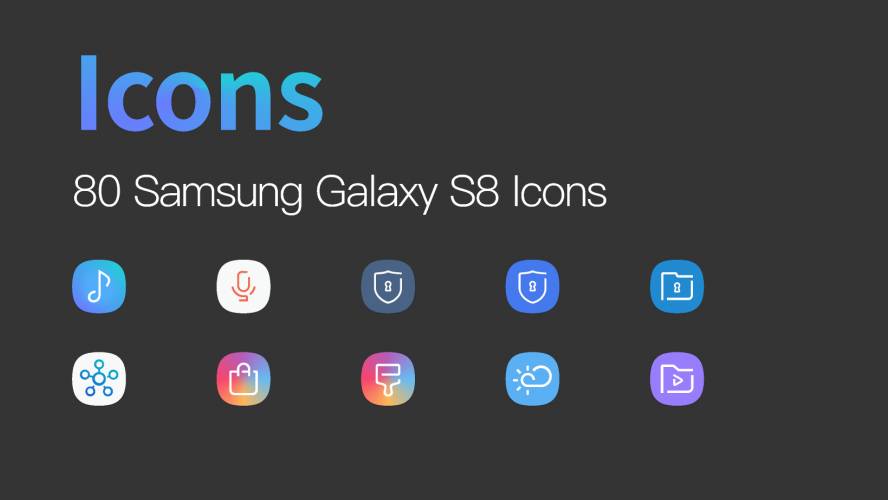 Figma Freebie 80 Samsung Galaxy S8 Icons